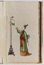 Dame mit Papagei, in: Sammelband "