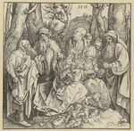 Die Heilige Sippe mit zwei musizierenden Engelknaben