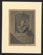 Maurice Quentin de La Tour, Stich nach einem Selbstbildnis des Künstlers