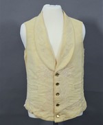 bestickte Herrenweste, beige