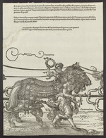 Gespann des Triumphwagens mit Alacritas und Oportunitas