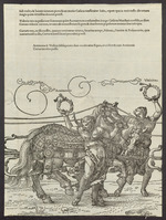 Gespann des Triumphwagens mit Acrimonia und Virilitas