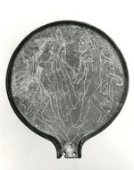 Spiegel (tanzende Mänade und tanzender Silen)