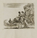 Zwei junge spazierende Frauen