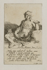 Titelblatt: Sitzender, lahmer Bettler