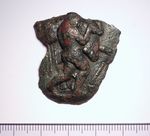 Reliefapplik: Herakles schultert Vierfüßler