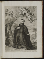 Der Hl. Franz-Xaver wird von einem Engel gekrönt