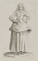 Frau mit in die Hüfte gestemmten Händen