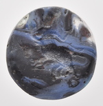 Auf Pferd oder Ketos sitzende Figur (Nymphe?)