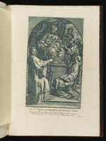 Die Hl. Jungfrau umgeben von einigen Heiligen