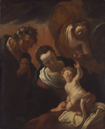 Die Heilige Familie auf der Flucht