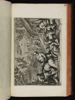 Der Frühling mit der Vertreibung aus dem Paradies im Hintergrund