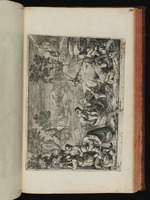 Der Herbst mit der Übergabe der Gesetzestafeln an Moses im Hintergrund