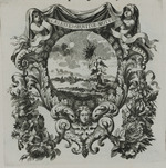 Devise mit Sonnenblume "Für die Frömmigkeit" zum Element Erde