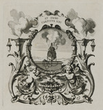 Devise mit Weihrauchfass "Für die Frömmigkeit" zu dem Element Feuer