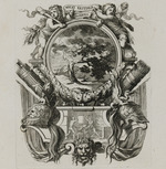 Devise mit einem Blitzeinschlag in einen Baum "Für die Werte" zu dem Element Feuer