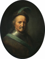 Brustbild eines alten Mannes mit Federbarett und Halsberge (Gegenstück zu GK 258)