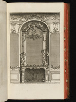 Kamindekoration mit Wandtäfelung, geeignet für eine Galerie