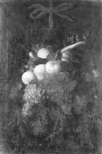 Ein Gemüse- und Obstgehänge (Gegenstück zu GK 1132)