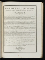 Verzeichnis der beteiligten Zeichner und Stecher