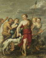 Diana und ihre Nymphen beim Aufbruch zur Jagd