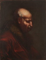 Greisenkopf im Profil